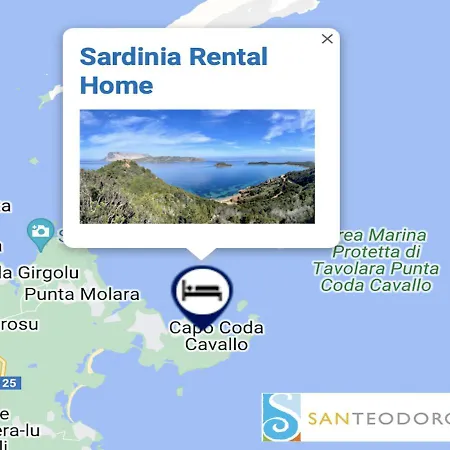 Punta Est Trilocale Soppalco Con Terrazza Vista Mare Capo Coda Cavallo